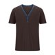 thumbnail image 1 of Camisas de Manga Corta de los Hombres con Cuello en V Top de Color Sólido, Blusa Casual para el Aire Libre, el Ocio Y el Uso Diario de Verano, 1 of 4
