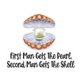 thumbnail image 2 of First Man Gets The Pearl Second Man Gets The Shell Dream Big Little Octopus Statfish Princess Queen Sweet Dreams Bedtime Unicorn Holiday Decorating Bedroom Wall Decal Sticker - Size: 40 In X 32 In, 2 of 5