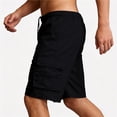 thumbnail image 4 of Lmueinov Mens Shorts Outdoor Casual Expandable Waist Cargo Shorts Lightweight Water Resistant Quick Dry Fishing Hiking Shorts, S-3XL, 4 of 6