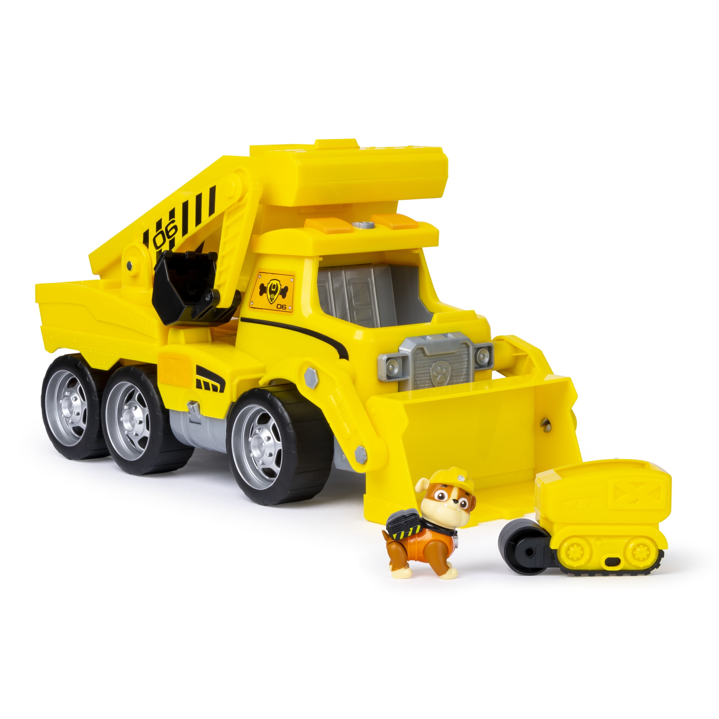 PAW Patrol, Rescue Construction Truck with Lights, Sound and Mini Vehicle, for Ages 3 Up - Walmart.com