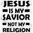 thumbnail image 2 of Jesus Is My Savior Not My Religion Zip Up Hoodie Men's Women's Brisco Brands S, 2 of 6
