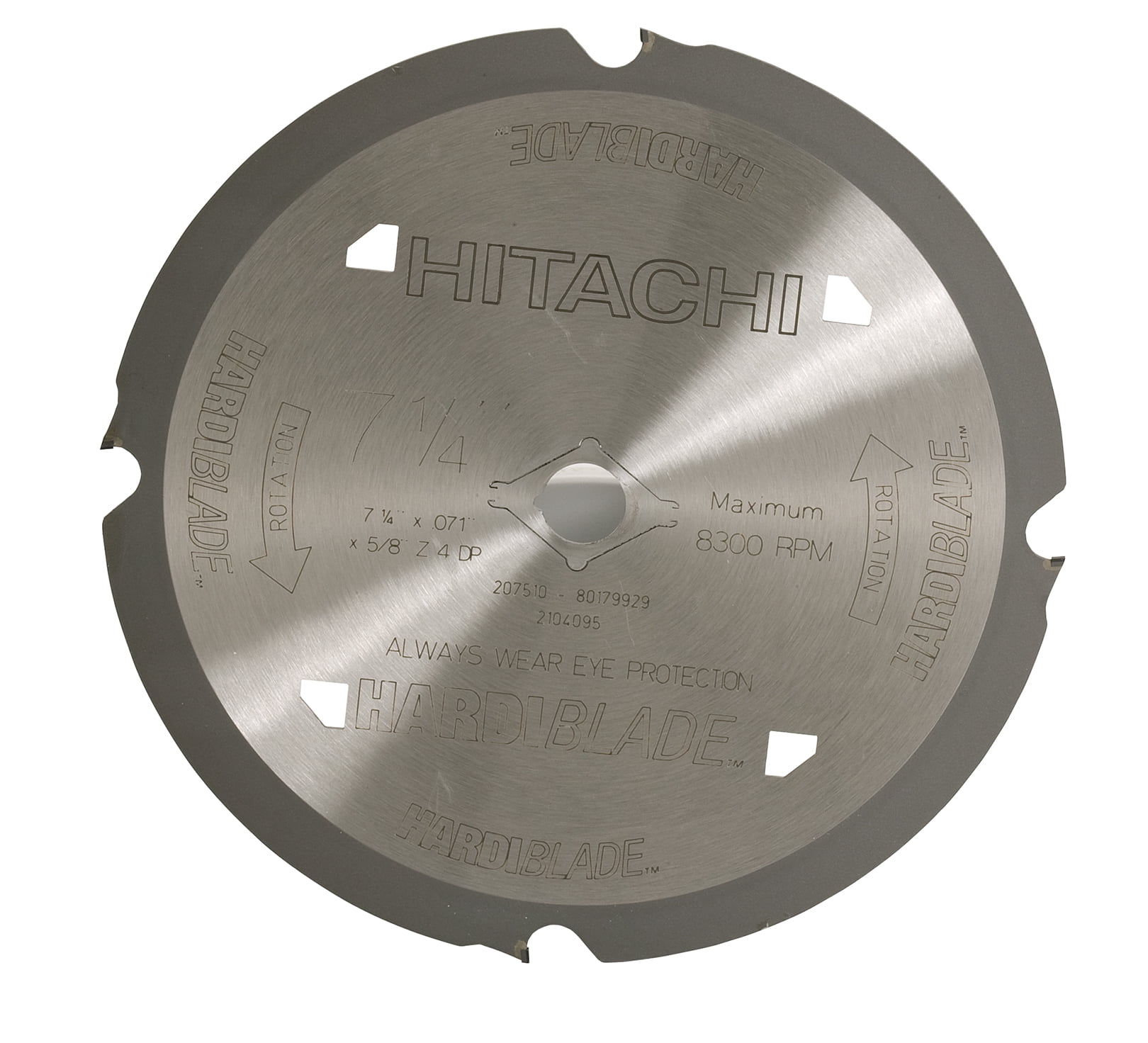 Hitachi 18008M 71/4" 4 TPI Fiber Cement Blade Circular Saw Blade