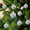 thumbnail image 5 of Luoshdecor Christmas Ball Ornaments, Christmas Tree Ball Iridescent Bubble Shatterproof Plastic Hanging Decor for Xmas New Year Birthday Party 1.4 in, 5 of 5