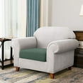 thumbnail image 2 of CHUN YI 1 Piece Cushion Cover Spandex Stretch Textured Grid Box Cushion Seat Slipcover, 2 of 6