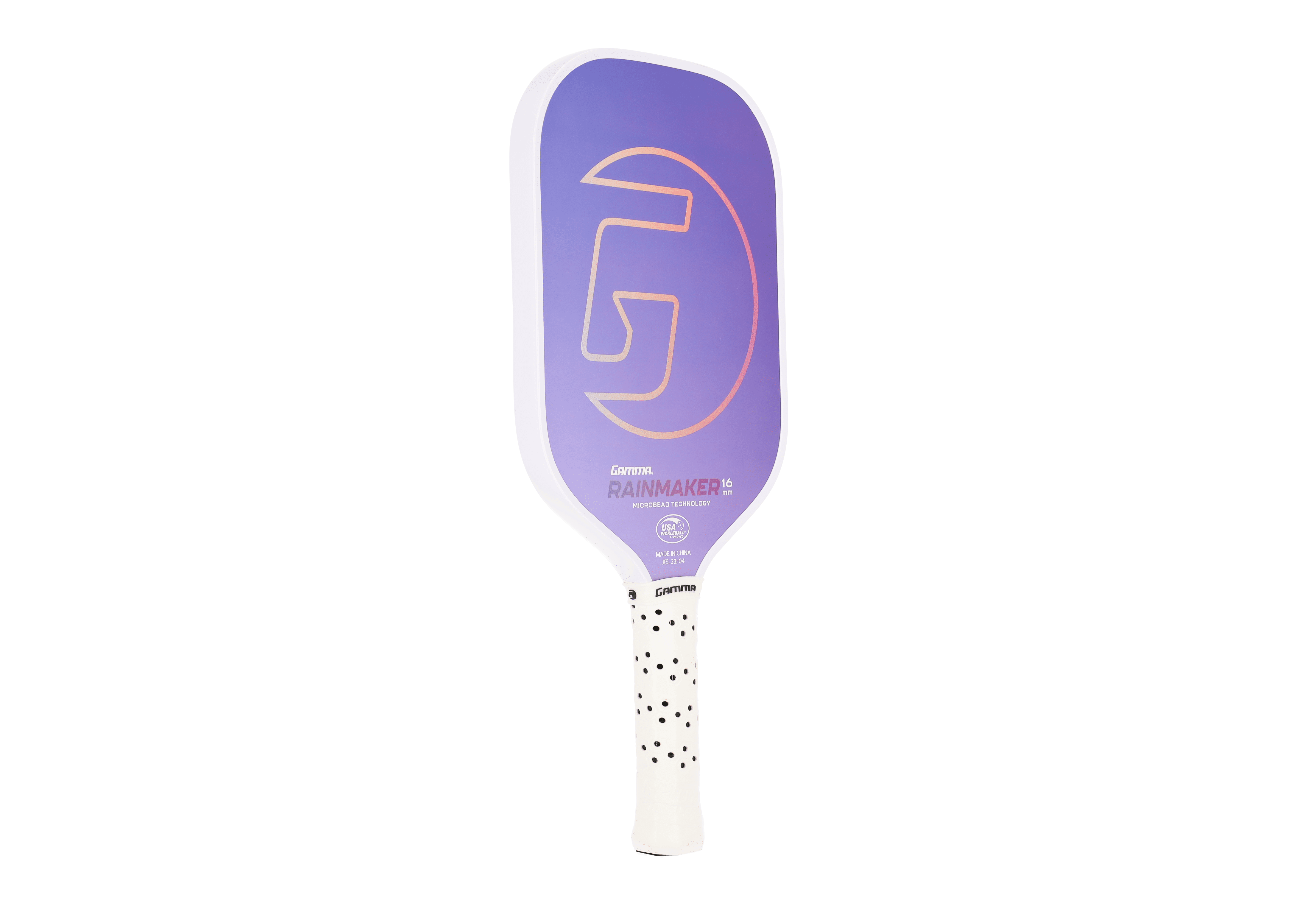 GAMMA Rainmaker 16 Microbead Pickleball Paddle - Purple
