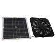 thumbnail image 1 of 2026 13.5 Solar Panel Fan 100W for Greenhouse Chicken Coop Kennel - Efficient Cooling, 1 of 5