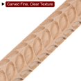 thumbnail image 4 of Paokuoon Clay Texture Clear Texture Wooden Rolling Pin Food Grade Slab Printing Handmade Pottery Clay Stamp Leaves Snowflake Water Ripple Pattern, 4 of 8