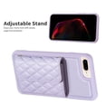thumbnail image 3 of ELEHOLD Crossbody Wallet Case for iPhone 8 Plus / iPhone 7 Plus, Soft PU Leather Card Holder Magnetic Flip Folio Purse Case 5.5 Inch,Light Purple, 3 of 6