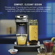 Bartesian Duet Cocktail Machine, 750 mL Glass Spirit Bottles, with LCD Display with Intuitive Controls