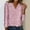 Pink, variant on FamilyThread Womens Sequin Tops V Neck Sparkly Glitter Blouses Trendy Long Sleeve Holiday Evening Party Shiny Dressy Shirts