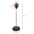 thumbnail image 4 of Adjustable Boxing Punching Bag, Kids Training Speed Ball with Gloves, 4 of 9
