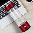 thumbnail image 4 of Peggybuy Electric Water Filter 420ML Lonizer Maker Portable Home Appliance (Red), 4 of 9