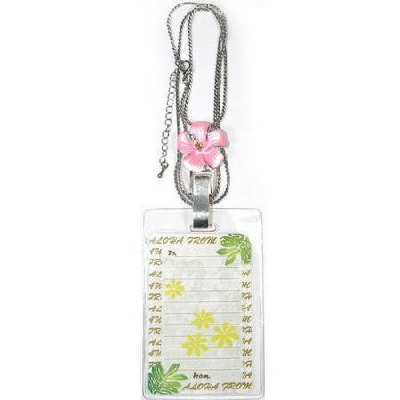 Souvenir Lanyard Hibiscus Charm Landyard L/pink 024