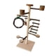 thumbnail image 5 of Soporte de escritorio para loros, percha para pájaros, perchas sólidas para pájaros, jaula de juguete interactiva, accesorios para jugar, soporte de e, 5 of 9