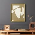 thumbnail image 6 of Chunky Abstract III Framed Print in Gold Solid Wood Framed Print No Nail Hanging, 6 of 6