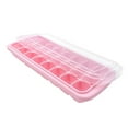 thumbnail image 4 of Silicone Ice Cube Trays, 24 Cubes Soft Ice Tray with PP Removable Lid, Easy Release Square Ice Cube Maker for Freezer , , Juice (Multicolor), 4 of 9