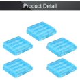 thumbnail image 4 of HUGFEGWE 4Pcs 4 x AA Battery Storage Case Holder Organizer Box Blue CJB91-112428, 4 of 6