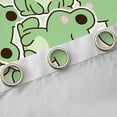 thumbnail image 4 of Homewish Kawaii Frogs Black Out Curtains For Preppy Children,Cartoon Animal Curtains Pack of 2 (42x63 Each),Green Pink Bedroom Curtains,Microfiber Bedroom Decor, 4 of 6