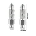thumbnail image 2 of Raindrops 2pcs Fork Bleed Valve Brake Line Bleeder Brake Drain Screw Front Fork Bleeder Relief Valve Metal Bleeder Screw Hydraulic Bleeder Screw, 2 of 8