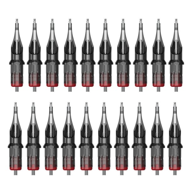 20 piezas 5RM t-attoo cartucho N-agujas tubos mano Poke esterilizado N-aguja