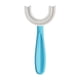 thumbnail image 1 of Blue U-shaped toothbrush for children aged 6-12 years, food-grade soft silicone brush head, 360 oral teeth cleaning design, suitable for toddlers and, 1 of 4