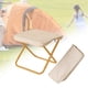 thumbnail image 1 of Taburete de Camping Colamx plegable portátil para pies mochilero pequeño Caqui Pequeño, 1 of 8