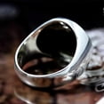 thumbnail image 5 of Anillo con el sello secreto de Salomón, sello del rey Salomón, anillos de acero inoxidable, amuleto mágico, joyería, 9, 5 of 5