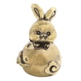 thumbnail image 2 of Estatua de conejo de latón, colección de figuritas de conejo, obra de arte, artesanía fina, linda escultura de animal, adorno de escritorio para, 2 of 9