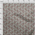 thumbnail image 2 of oneOone Organic Cotton Poplin Twill Fabric Leaves|Floral & Paisley Block Printed Craft Fabric BTY 42 Inch Wide, 2 of 4