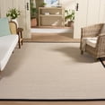 thumbnail image 3 of Safavieh Natural Fiber Kentigern Solid Area Rug, Marble/Black, 8' x 8' Square, 3 of 14