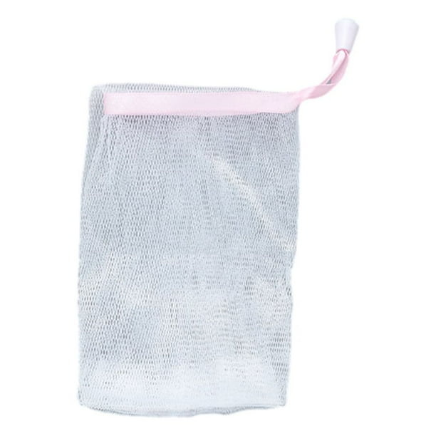 Matsuzay Bolsas de jabón de ducha Limpiador facial Malla Baño Nylon Cara Piel Burbuja Red Espuma hecha a mano para suministros de baño Type2 NO2