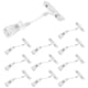 thumbnail image 4 of Price Display Holder 10Pcs Transparent Clamp For Retail Use Easy To Display In Shopping Centers 6.5X3.1X1 Inches, 4 of 5