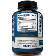 NutriFlair Fish Oil Omega 3 Supplement for Brain and Heart Health 180 Softgels