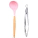 thumbnail image 1 of Juego de utensilios de cocina antiadherentes resistentes al calor, 2 uds., con mango de madera, para cocinar en casa o en picnic, 1 of 5