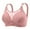 Pinks, variant on Sleep Bra Women No Underwire Bra Feature V-Neck Wire-Free Bra Style W-1612 Purple XL