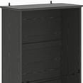thumbnail image 3 of ModFusion Golf Bag Club Storage Cabinet, Black Ash Finish with Doors, Turf Mat Organizer for Bags, Balls, Accessories, 3 of 10
