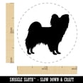 thumbnail image 2 of Papillon Continental Toy Spaniel Dog Solid Self-Inking Rubber Stamp Ink Stamper - Black Ink - Medium 1 Inch, 2 of 7