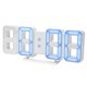 thumbnail image 4 of Multifunctional Smart LED Digital Clock for Home with Temperature and Calendar Display (White Frame, Blue Light), 4 of 4