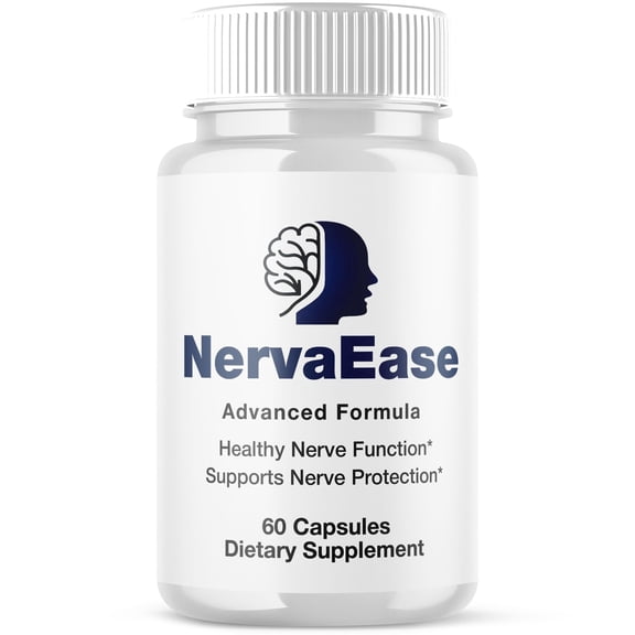 NervaEase Advanced Nerve Health Support Pills Natural Vitamin Supplement Nerva Ease 60 Capsules