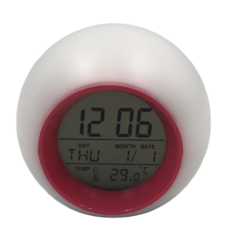 DESIGNICE Alarm Clock with Nature Sounds and 7 Color Backlight, Smart Temperature Sensor Bedside Clock for DESIGNICE Alarm Clock with Nature Sounds and 7 Color Backlight, Smart Temperature Sensor Bedside