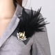 thumbnail image 2 of Broche de Cristal Fernando con Plumas para Mujer Broche Pin, 2 of 7