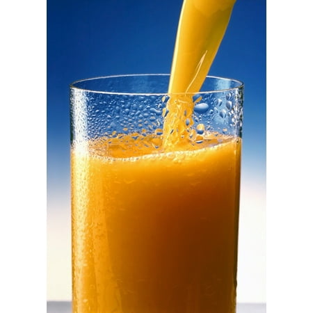 LAMINATED POSTER Juice Frisch Vitamin C Drink Vitamins Orange Juice Poster Print 24 x