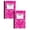 Hot Pink*Two, variant on GUIGUI Composition Notebook, Wide Ruled Paper, 8.3 x 5.5 inch, 200 Pages (100 Sheets), Notebooks for Work, Hard Cover Composition Books, 1 Pack (Black)