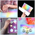 thumbnail image 4 of 10 hojas de cartulina multiusos, material holográfico para manualidades, calcomanías, tarjetas para manualidades, 4 of 5