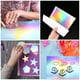 thumbnail image 4 of 20 hojas de cartulina holográfica metálica: papel de aluminio para manualidades, scrapbooking y manualidades. Material para hacer tarjetas en casa, oficina y escuela., 4 of 8
