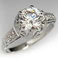 thumbnail image 1 of Bague de Fiançailles en Moissanite Ronde, Bague de Mariage avec Pierre Précieuse de 2,85 Ct, Bague en Moissanite Incolore, Bague pour Femmes, Bague de Demande, 1 of 5