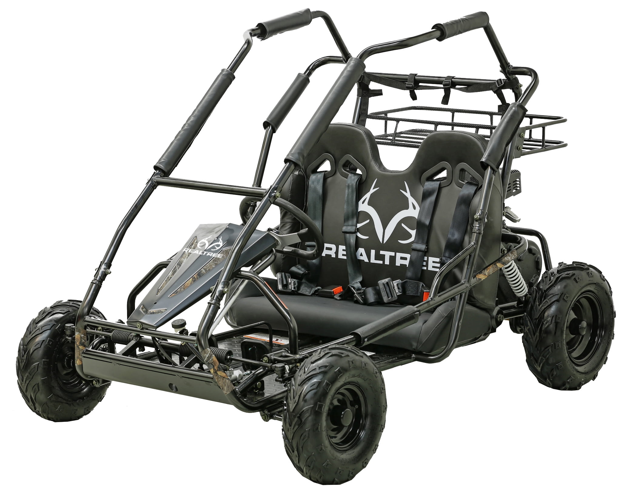 Realtree 196cc Black Camo Gas Powered RideOn Go Kart RTK196B
