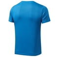 thumbnail image 4 of iOPQO mens shirts Men Fitness Sports O-neck Stretch Quick-drying Top Short-sleeved Tight T-shirt Men's Dress Shirts Blue XL, 4 of 9