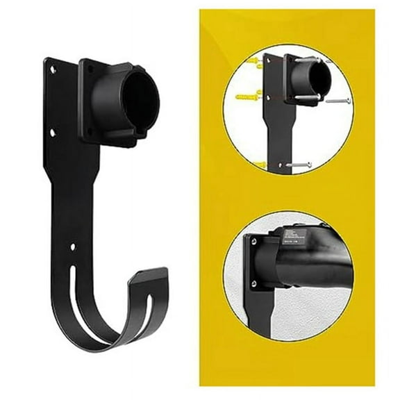 J1772 EV Charger Holder SAE J1772 EV Charger Holder Wall Mount for All J1772 EV Charger Models Charging Cable Holder