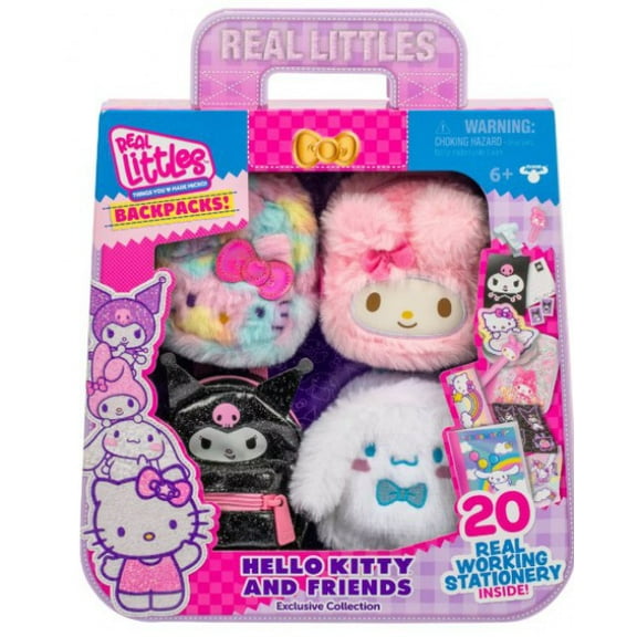 Hello Kitty & Friends Backpacks! Cinnamoroll, Hello Kitty, Kuromi & My Melody 4-Pack